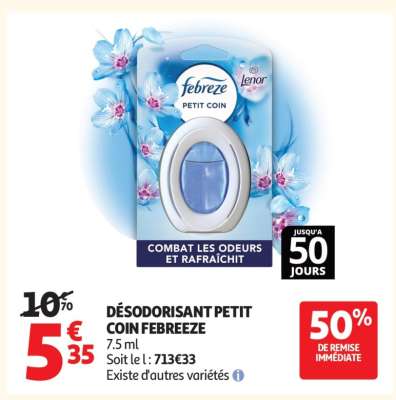 DÉSODORISANT PETIT COIN FEBREEZE