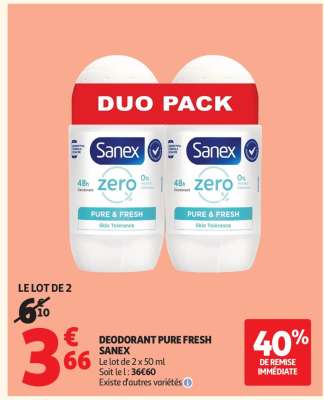 DEODORANT PURE FRESH SANEX