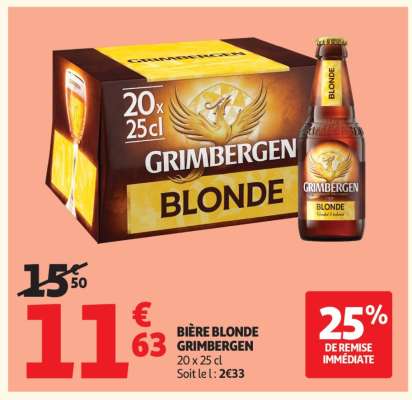 Bière Blonde Grimbergen*