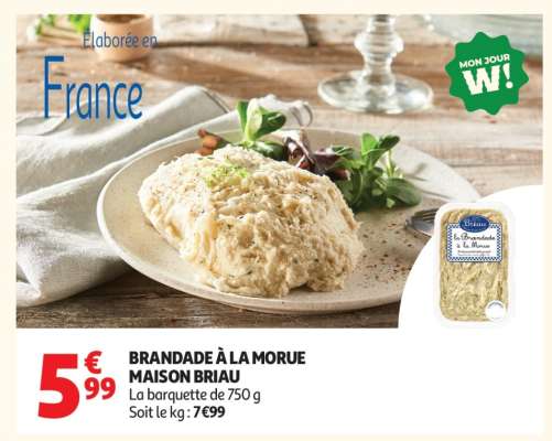 Brandade à la morue MAISON BRIAU