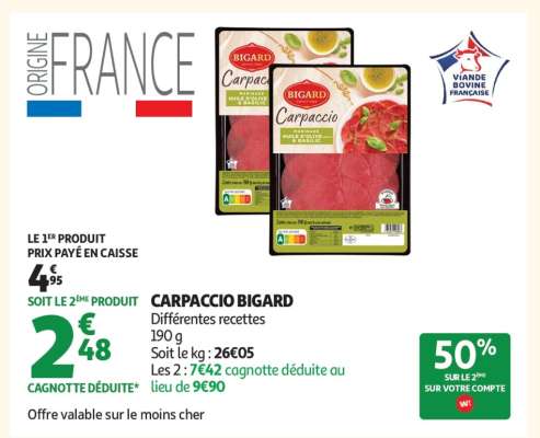 Carpaccio Bigard