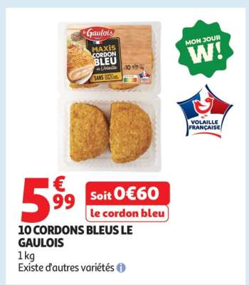 10 CORDONS BLEUS LE GAULOIS