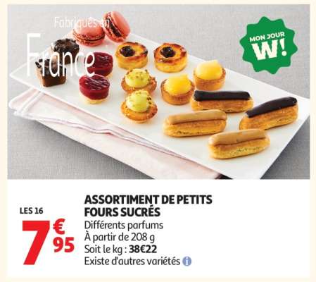 Assortiment De Petits Fours Sucrés