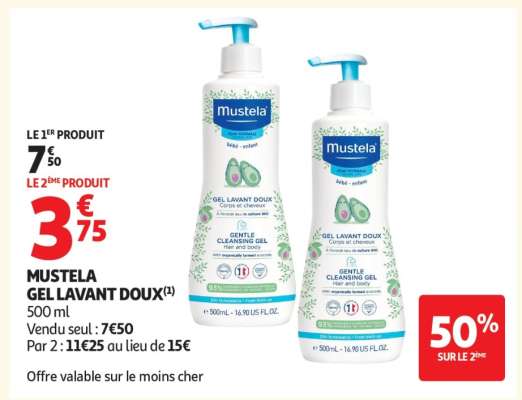 MUSTELA Gel lavant doux