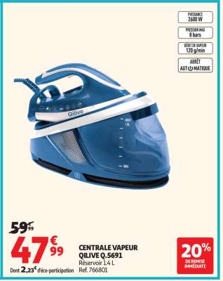 CENTRALE VAPEUR QILIVE Q.5691