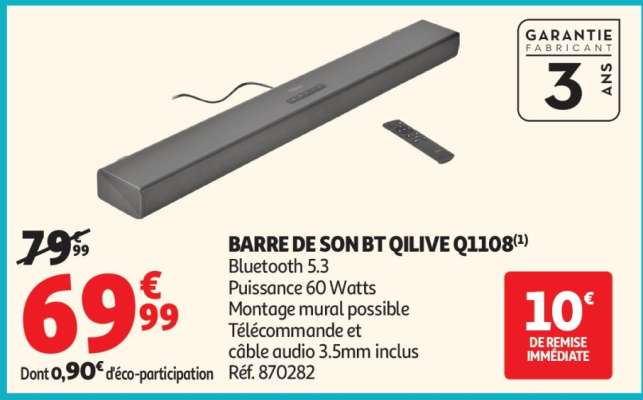 BARRE DE SON BT QILIVE Q1108