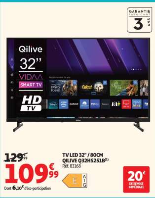 TV LED 32" / 80CM QILIVE Q32HS251B