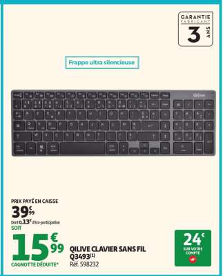 QILIVE CLAVIER SANS FIL