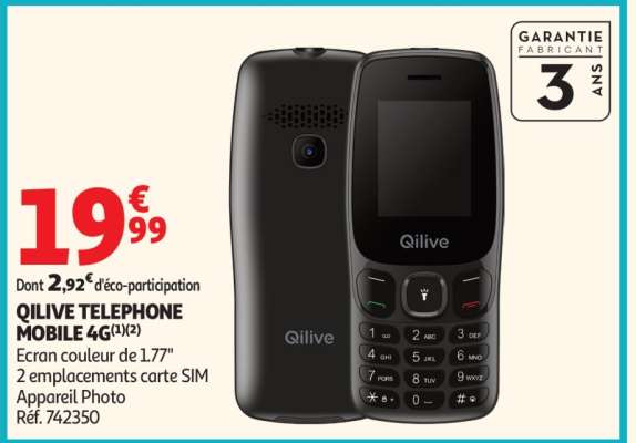 QILIVE TELEPHONE MOBILE 4G