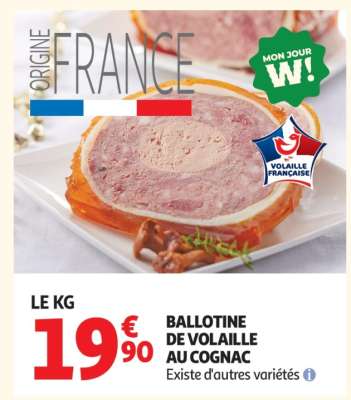 Ballotine de Volaille au Cognac