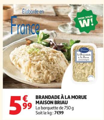 Brandade à la morue MAISON BRIAU