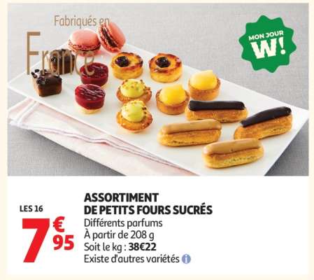 Assortiment De Petits Fours Sucrés