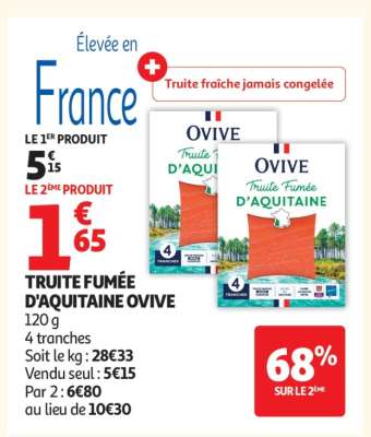 Truite Fumée D'aquitaine Ovive