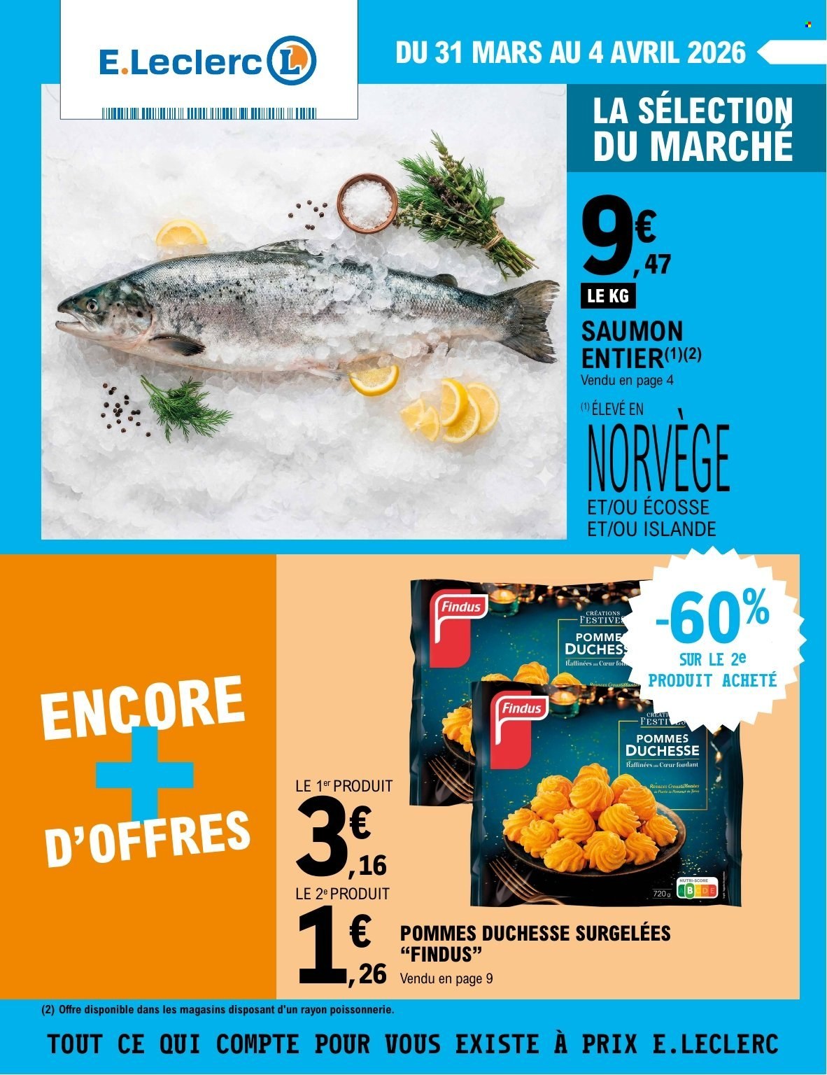 Catalogue E.Leclerc - 31/03/2026 - 04/04/2026. Page 1
