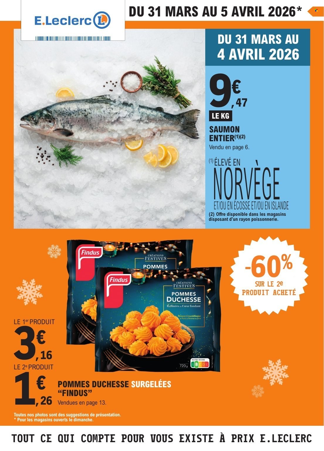Catalogue E.Leclerc - 31/03/2026 - 04/04/2026. Page 1