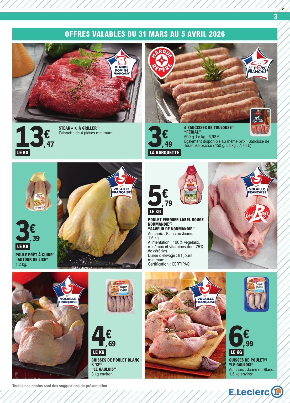 Catalogue E.Leclerc - 31/03/2026 - 04/04/2026. Page 3
