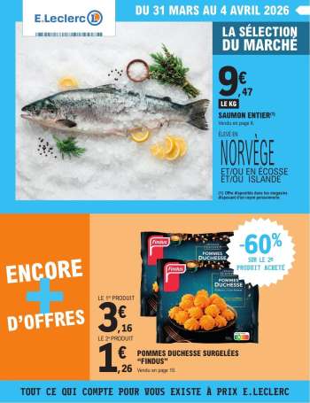 Catalogue E.Leclerc - 31/03/2026 - 04/04/2026.