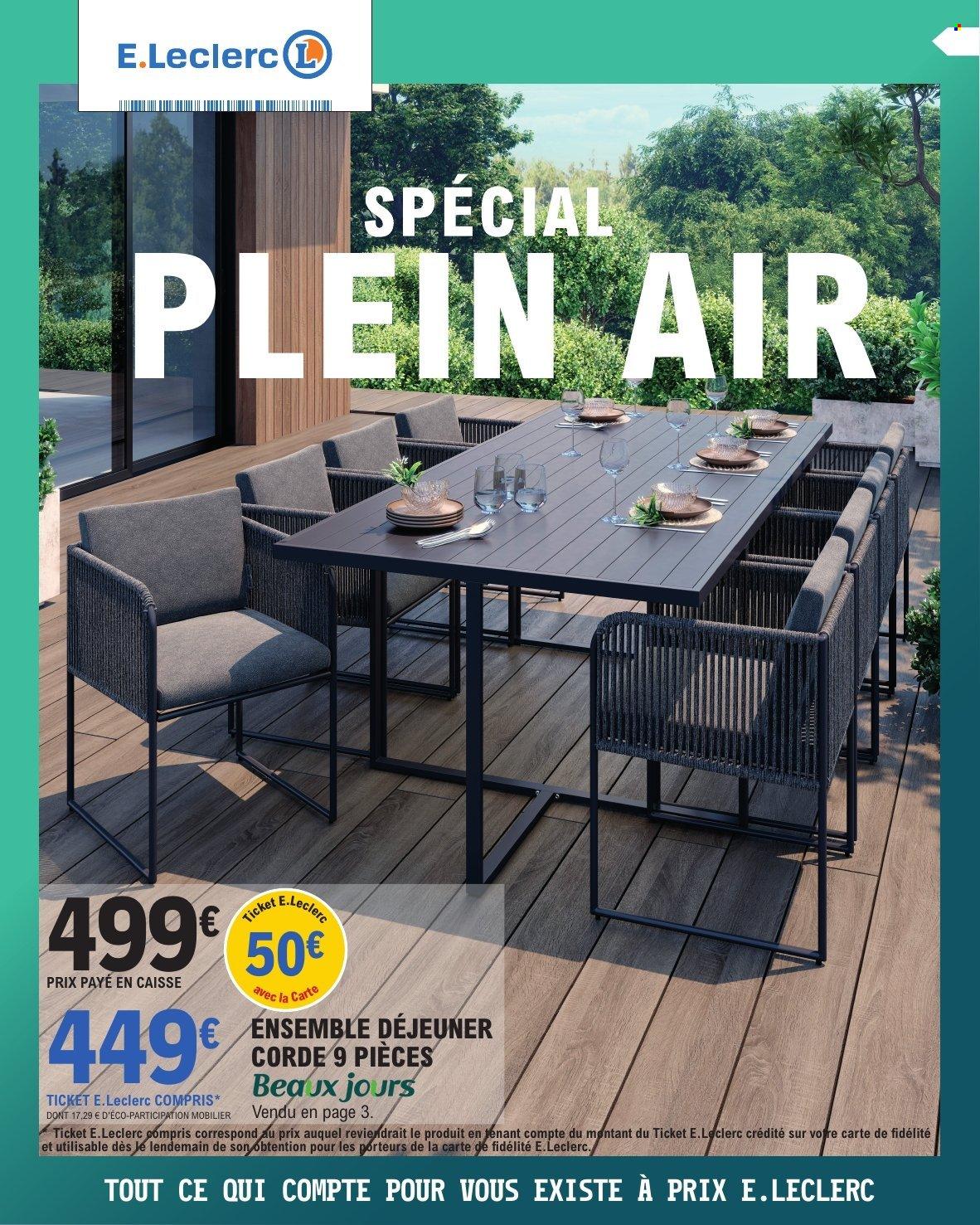 Catalogue E.Leclerc - 31/03/2026 - 18/04/2026. Page 1