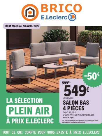 Catalogue E.Leclerc - 31/03/2026 - 18/04/2026.