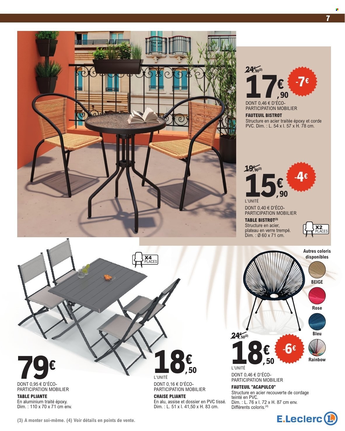 Catalogue E.Leclerc - 31/03/2026 - 18/04/2026. Page 7