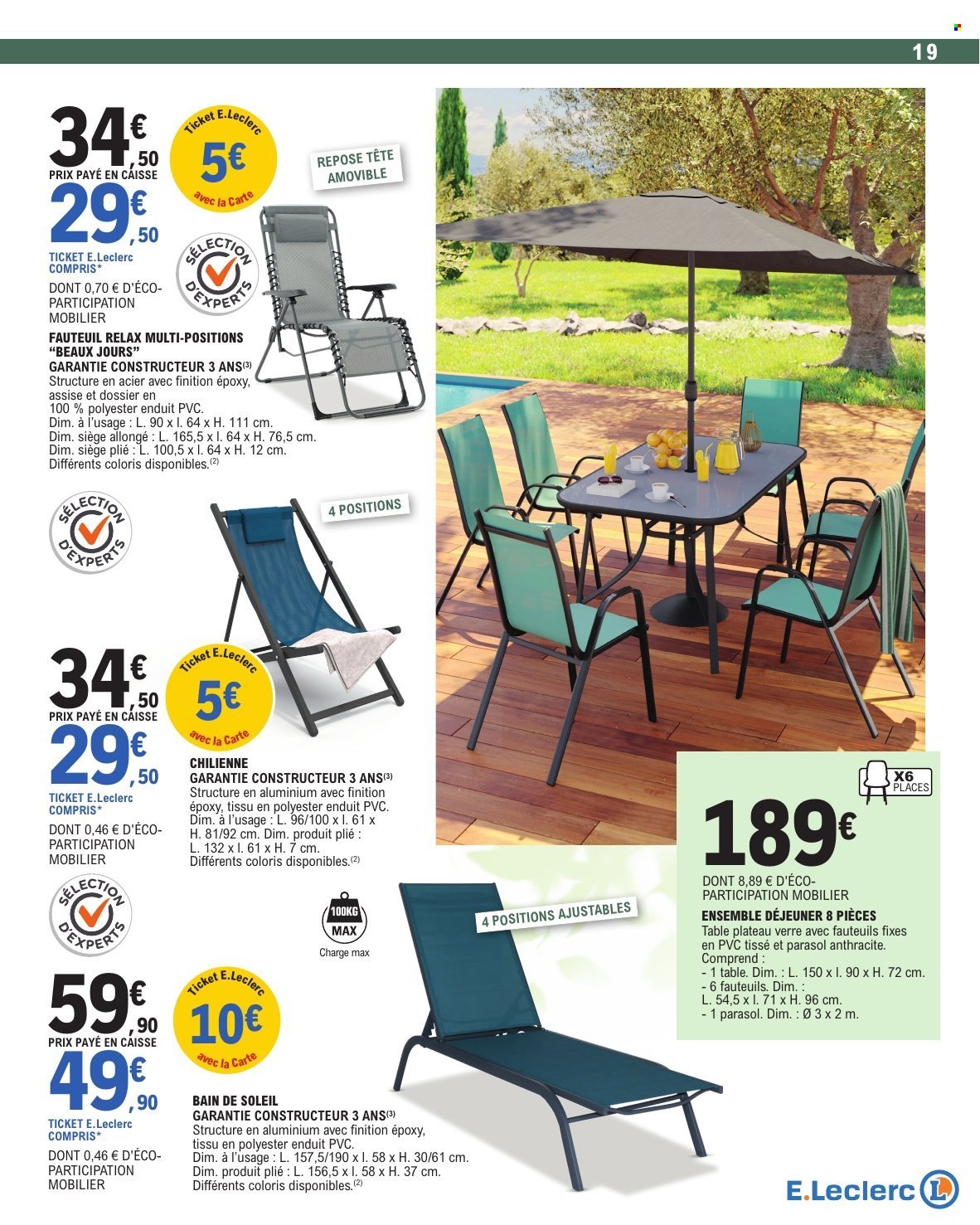 Catalogue E.Leclerc - 31/03/2026 - 18/04/2026. Page 19