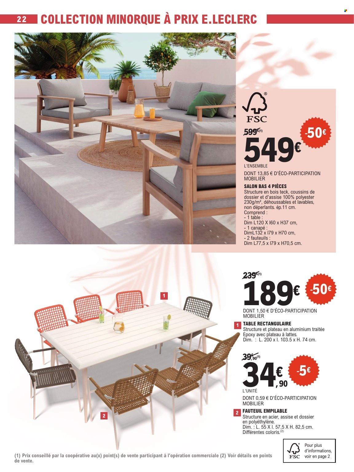 Catalogue E.Leclerc - 31/03/2026 - 18/04/2026. Page 22