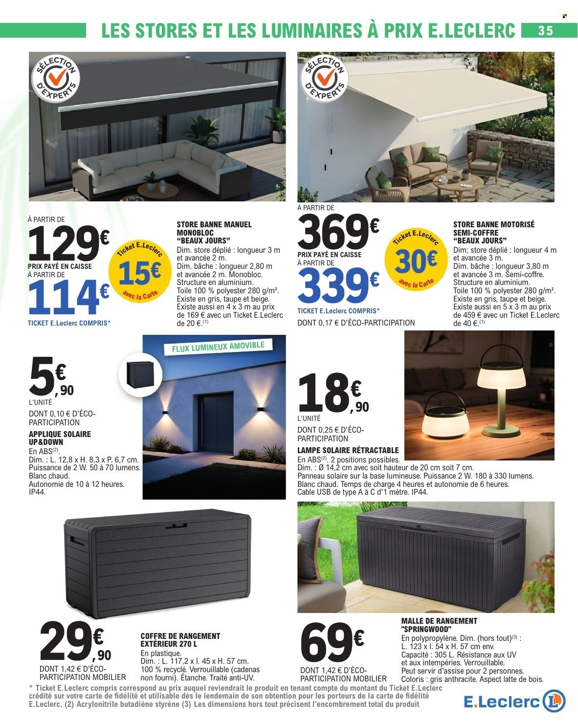 Catalogue E.Leclerc - 31/03/2026 - 18/04/2026. Page 35