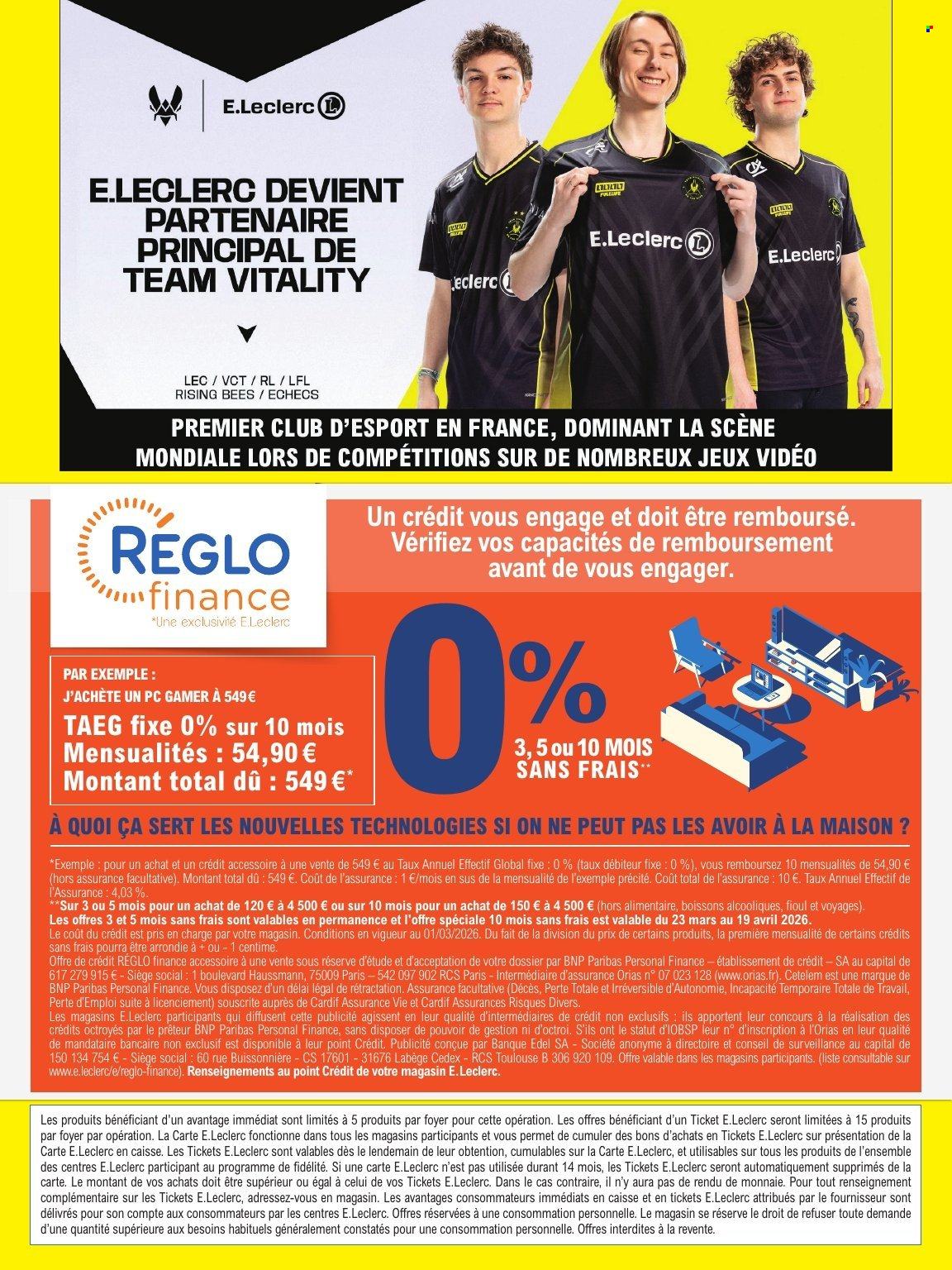 Catalogue E.Leclerc - 31/03/2026 - 11/04/2026. Page 2