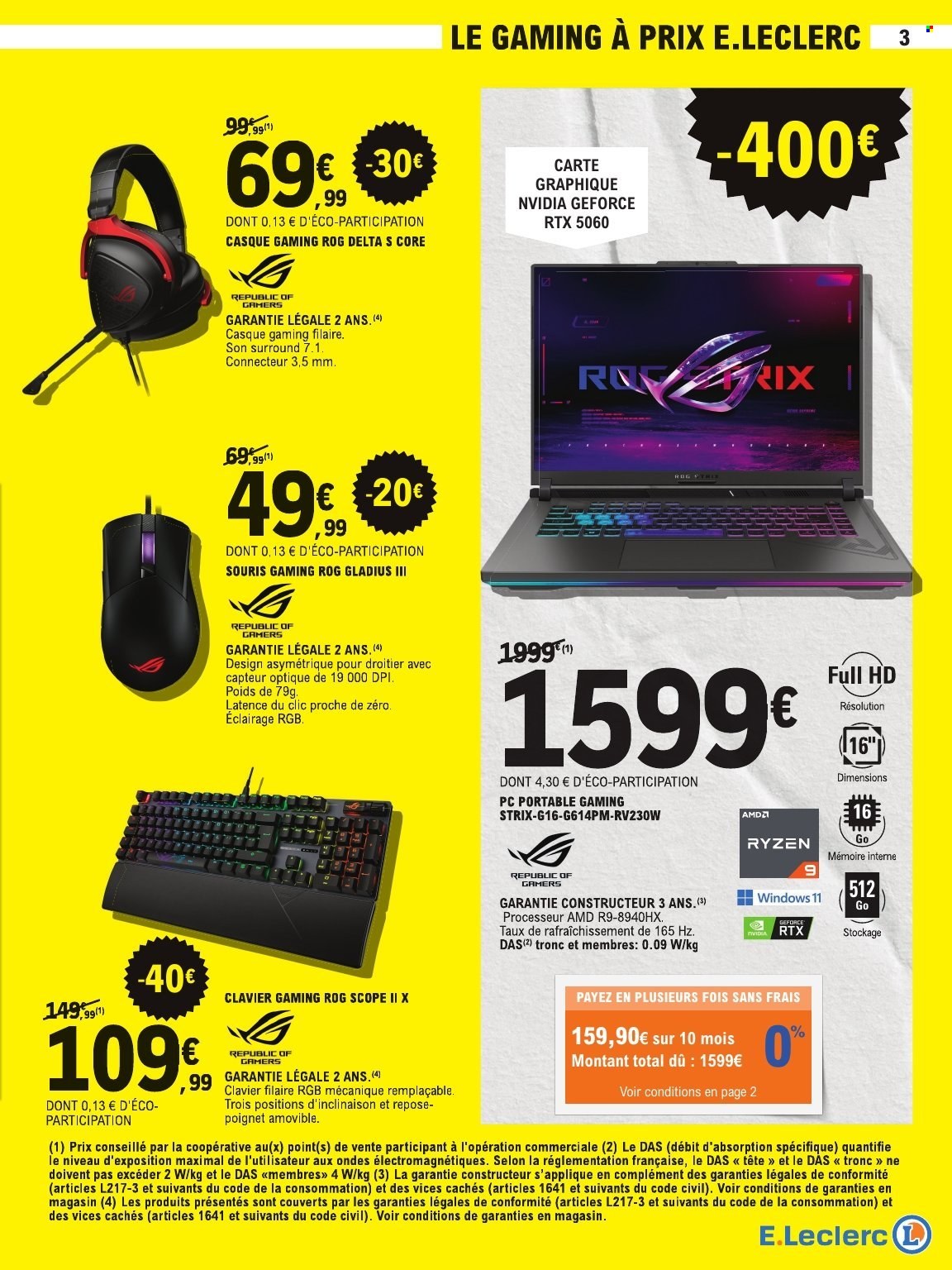 Catalogue E.Leclerc - 31/03/2026 - 11/04/2026. Page 3