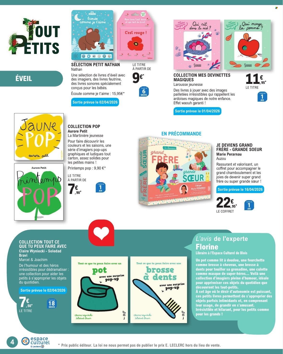 Catalogue E.Leclerc - 31/03/2026 - 02/05/2026. Page 4