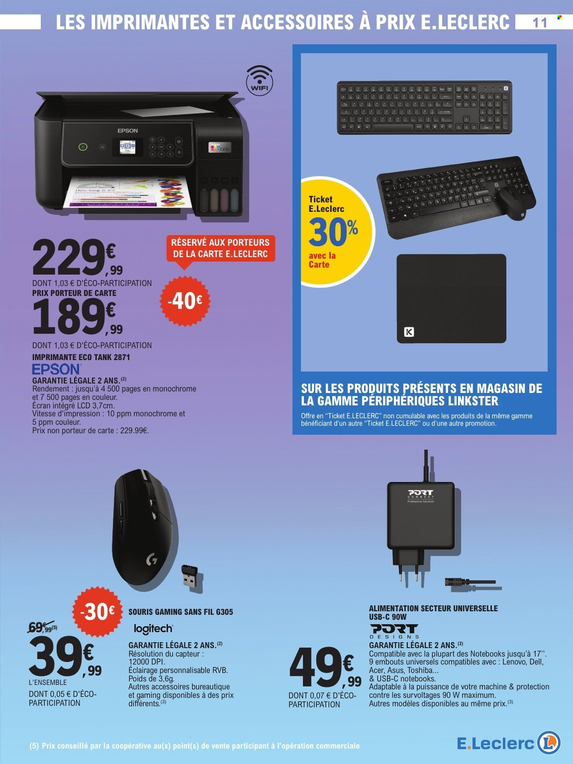 Catalogue E.Leclerc - 31/03/2026 - 11/04/2026. Page 11