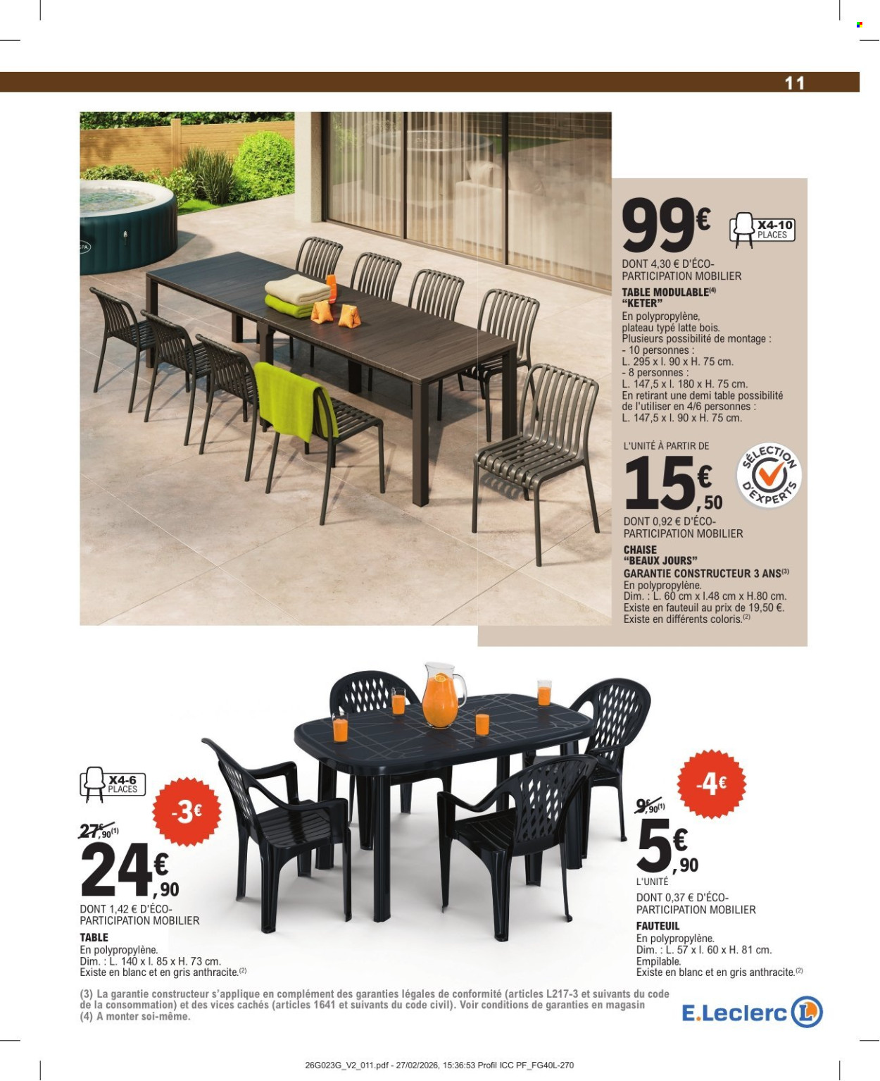 Catalogue E.Leclerc - 31/03/2026 - 18/04/2026. Page 11