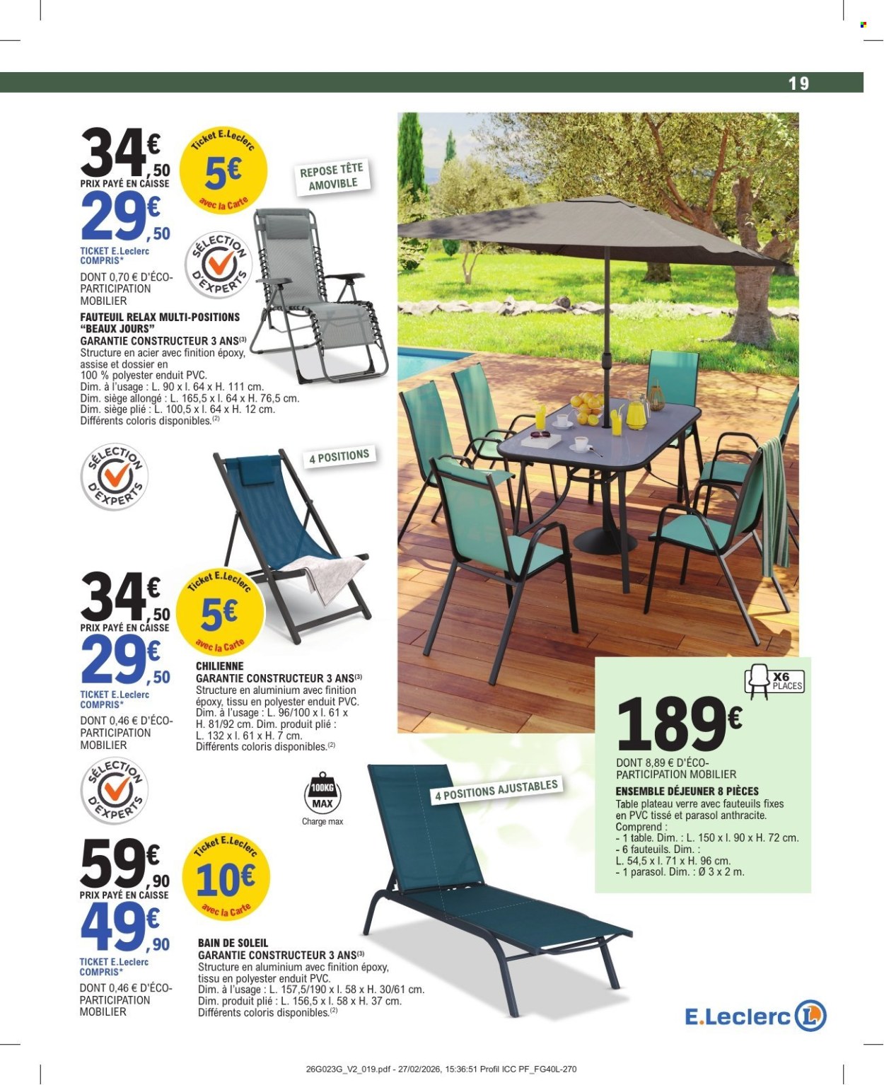 Catalogue E.Leclerc - 31/03/2026 - 18/04/2026. Page 19