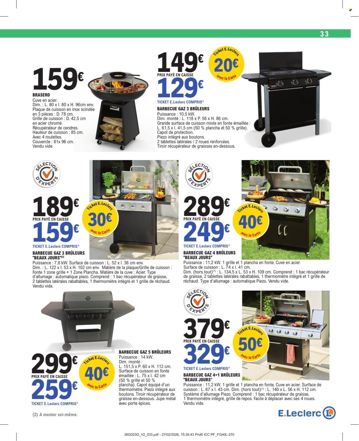 Catalogue E.Leclerc - 31/03/2026 - 18/04/2026. Page 33