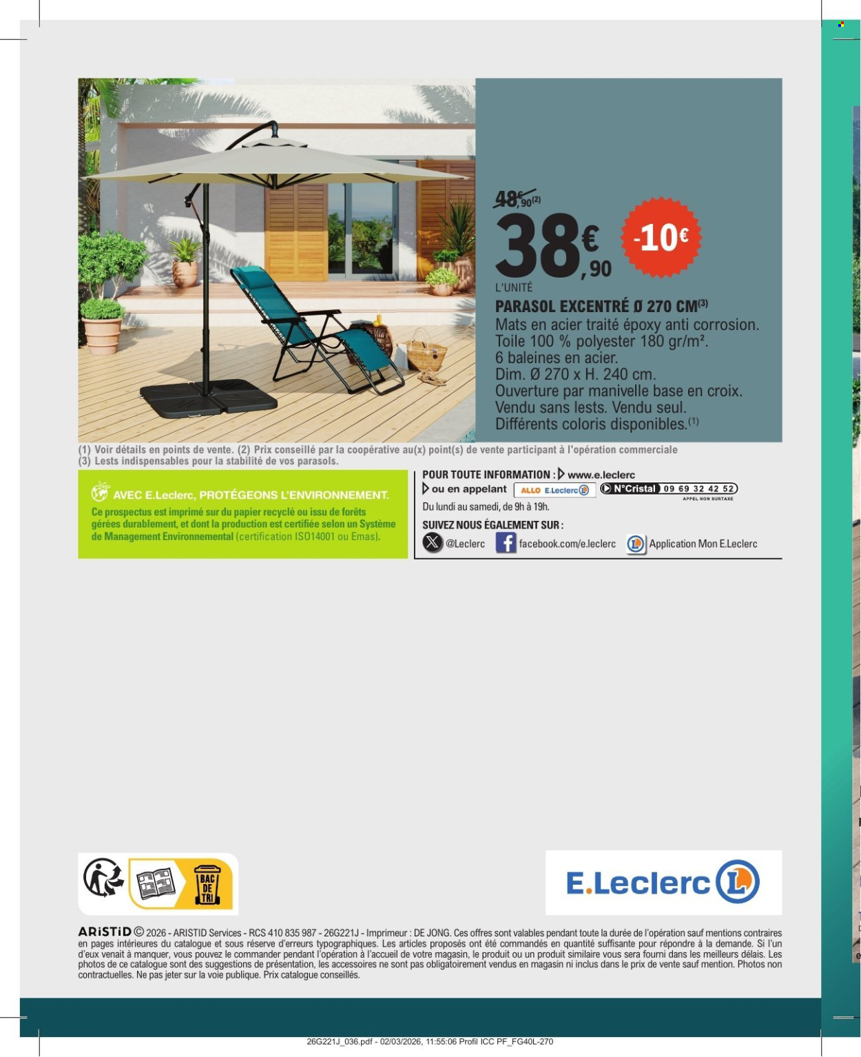 Catalogue E.Leclerc - 31/03/2026 - 18/04/2026. Page 36