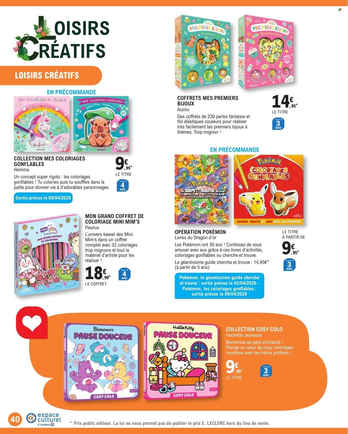 Catalogue E.Leclerc - 31/03/2026 - 02/05/2026. Page 40