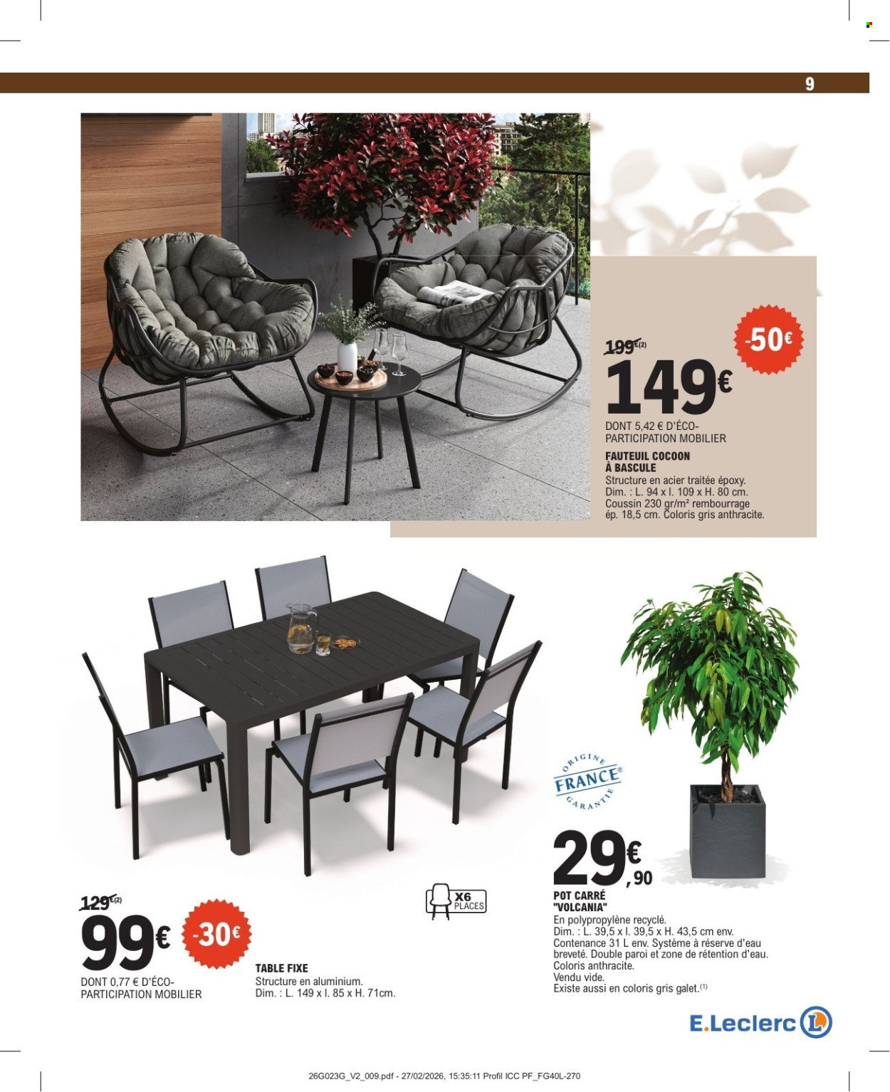 Catalogue E.Leclerc - 31/03/2026 - 18/04/2026. Page 9