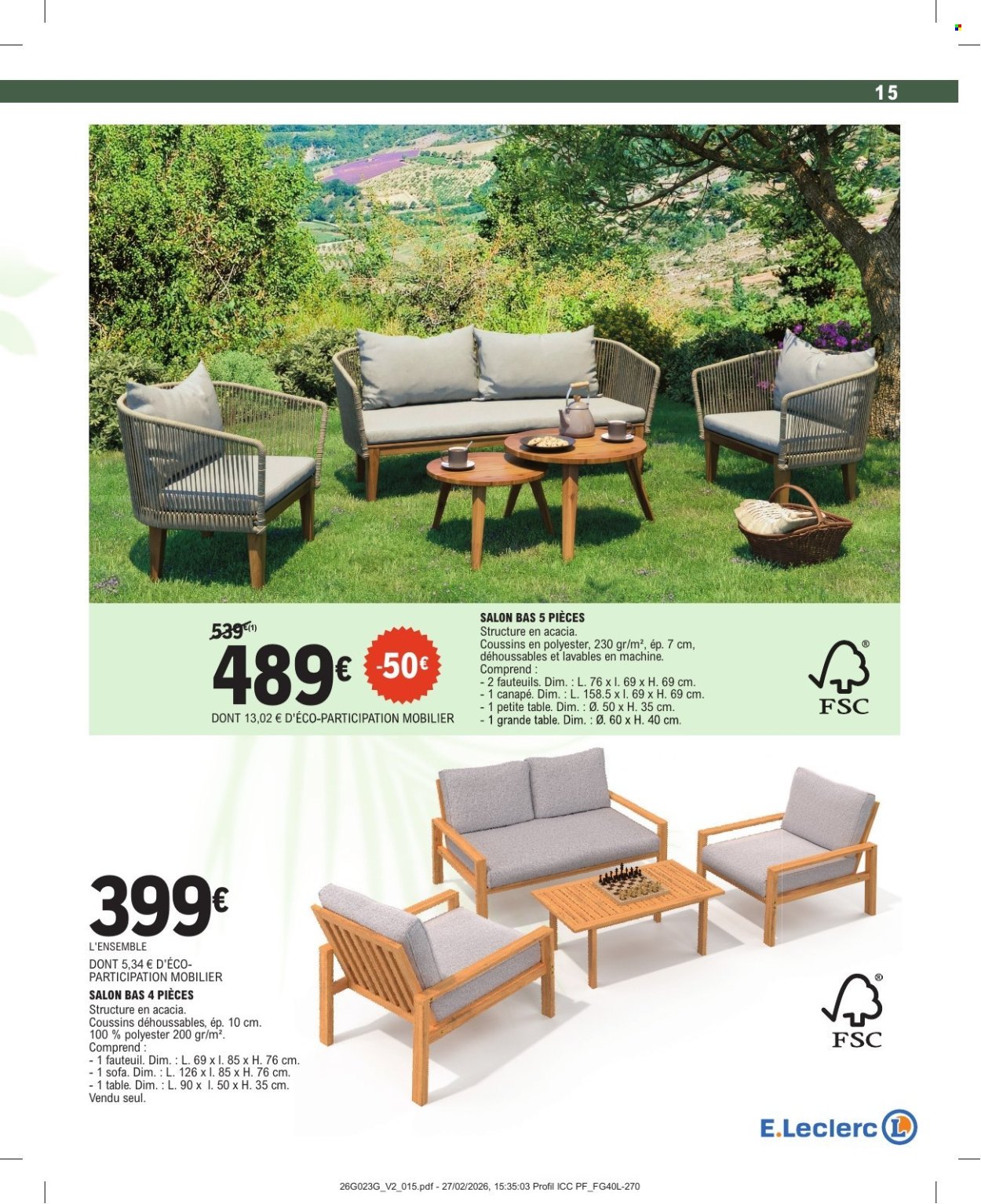 Catalogue E.Leclerc - 31/03/2026 - 18/04/2026. Page 15