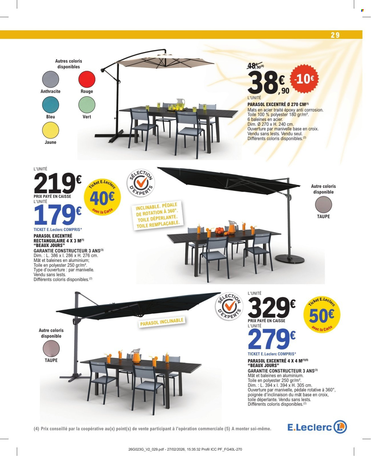 Catalogue E.Leclerc - 31/03/2026 - 18/04/2026. Page 29