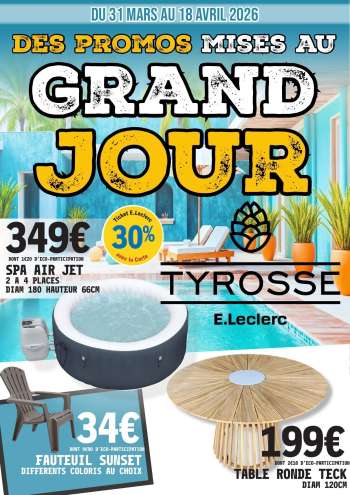 Catalogue E.Leclerc - 31/03/2026 - 18/04/2026.