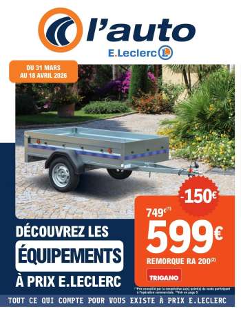 Catalogue E.Leclerc - 31/03/2026 - 18/04/2026.