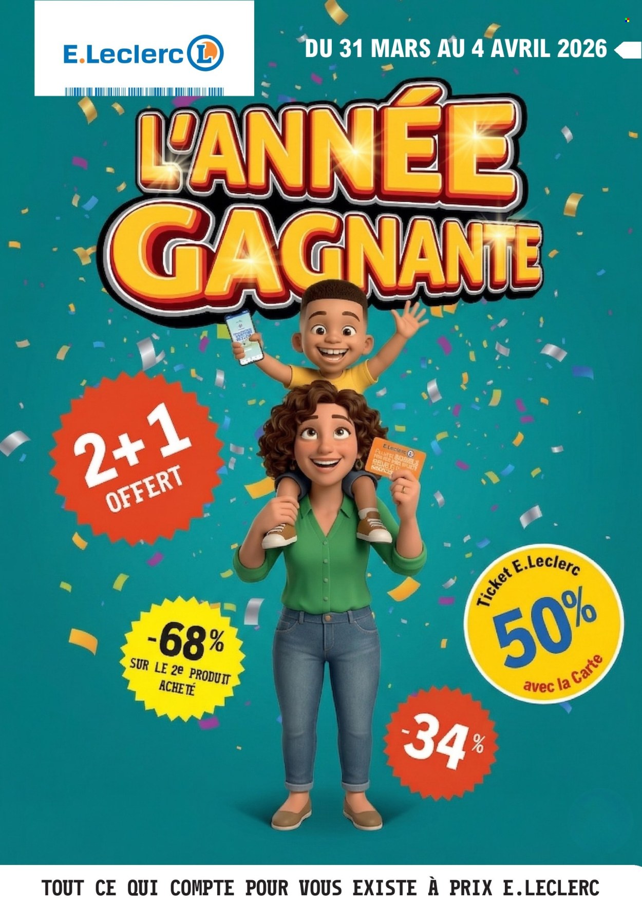 Catalogue E.Leclerc - 31/03/2026 - 04/04/2026. Page 1