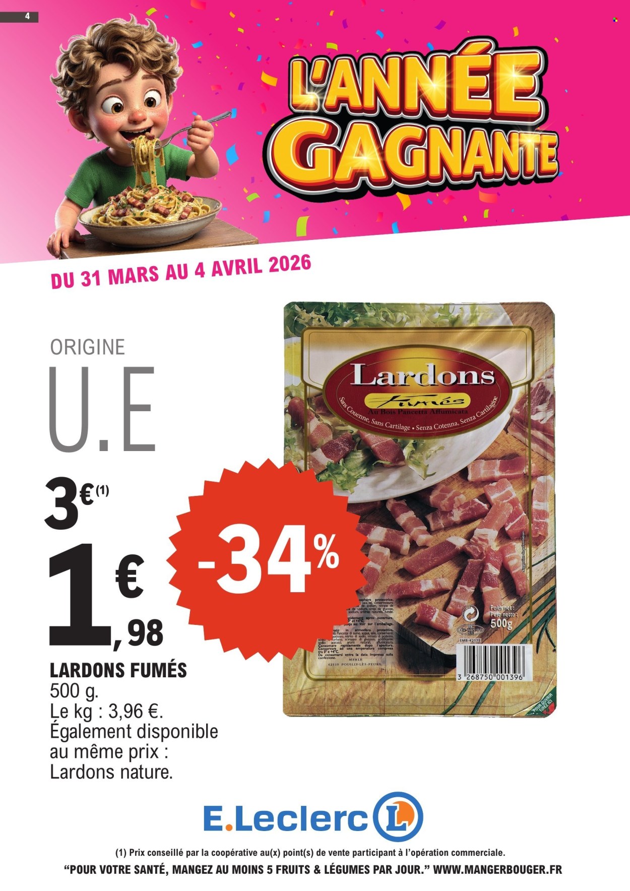 Catalogue E.Leclerc - 31/03/2026 - 04/04/2026. Page 4