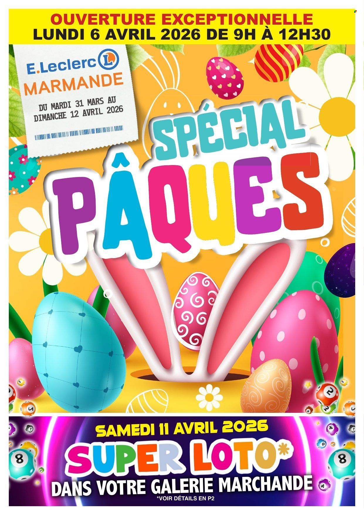 Catalogue E.Leclerc - 31/03/2026 - 12/04/2026. Page 1