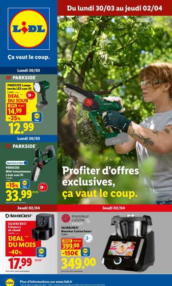 thumbnail - Catalogue Lidl - Les bonnes affaires de la semaine