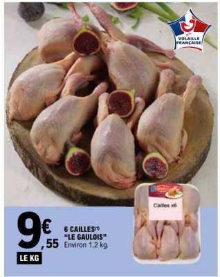 6 Cailles 'Le Gaulois'