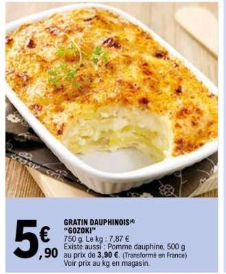 GRATIN DAUPHINOIS "GOZOKI"