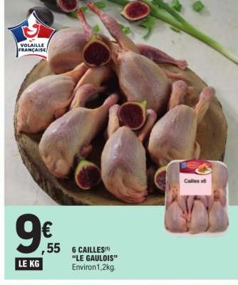 6 Cailles 'Le Gaulois'