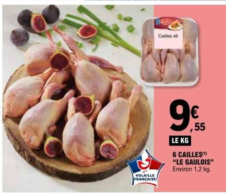 6 Cailles 'Le Gaulois'