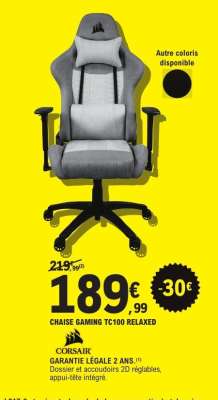 CHAISE GAMING TC100 RELAXED